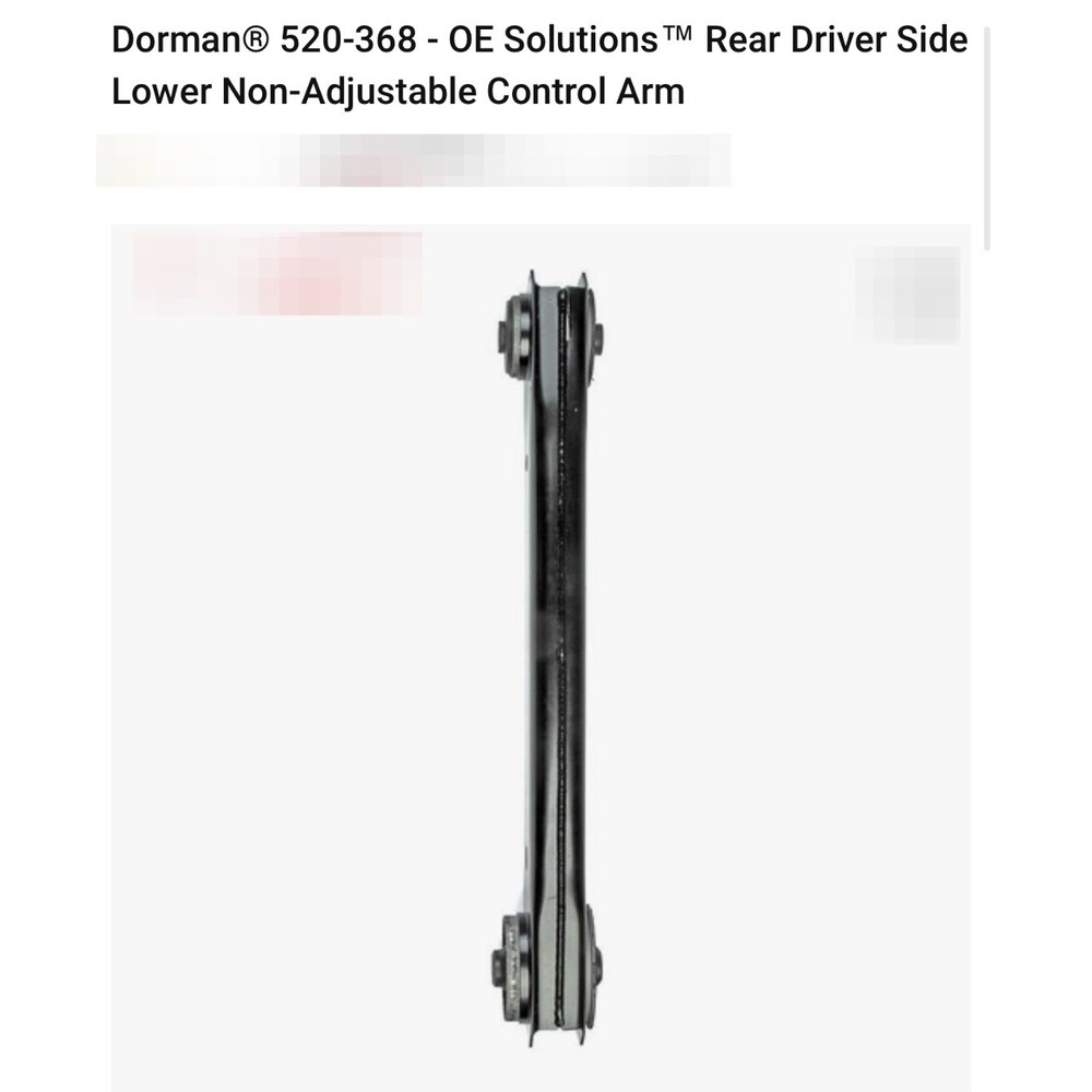 Dorman 520-368 Rear Driver Side Lower Control Arm 1999-2004 Jeep Grand Cherokee